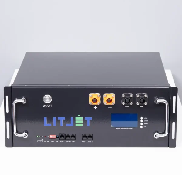 Литиевый аккумулятор тяговый LITJET PRO LiFePO4 ( rack 19' ) 48V 100Ah 5kWh