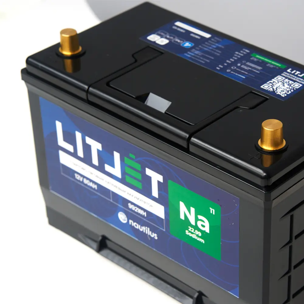 Натриевый аккумулятор стартово - тяговый LITJET Na+ 12V 80Ah 992Wh 1800CCA 6 Натриевый аккумулятор стартово/тяговый LITJET Na+ 12V 80Ah 992Wh 1800CCA фото