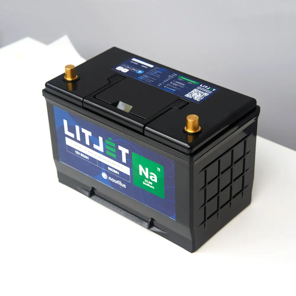 Натриевый аккумулятор стартово - тяговый LITJET Na+ 12V 80Ah 992Wh 1800CCA 7 Натриевый аккумулятор стартово/тяговый LITJET Na+ 12V 80Ah 992Wh 1800CCA