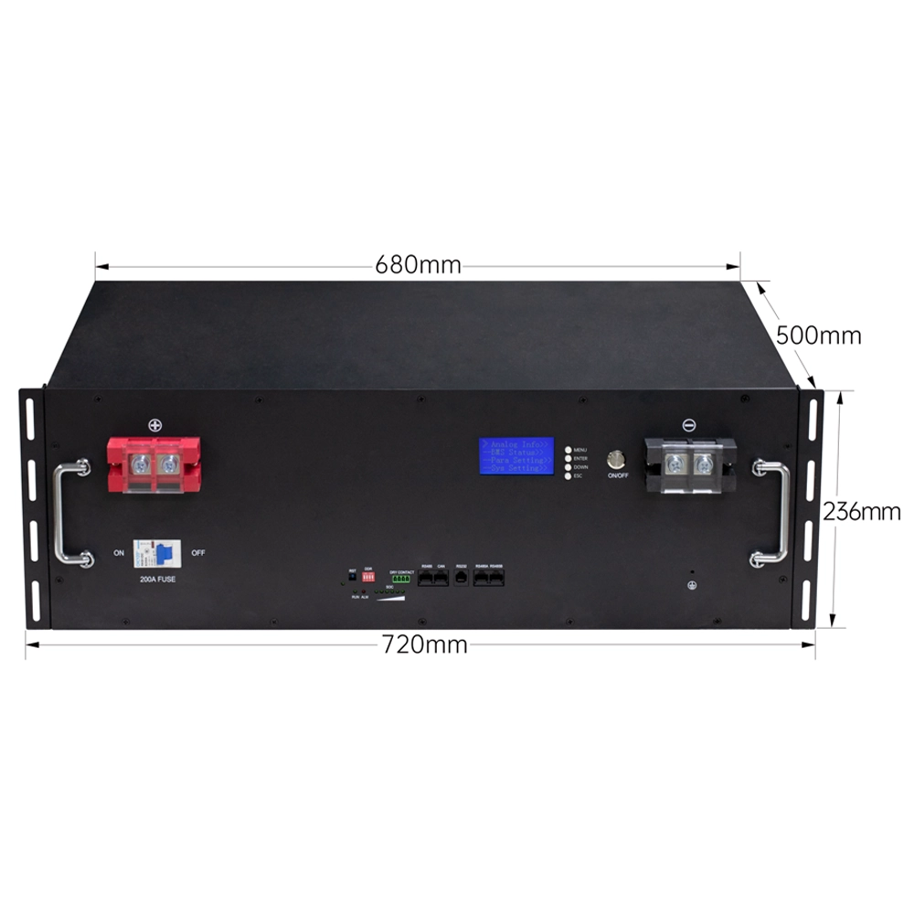 Литиевый аккумулятор тяговый LITJET GREEN LiFePO4 ( rack 19' ) 51,2V 300Ah 15kWh 200A 1 Литиевый аккумулятор тяговый LITJET GREEN LiFePO4 ( rack 19' ) 51