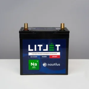 Почему натриевые аккумуляторы считаются лучшими 1 Натриевый аккумулятор стартовый СПОРТ тяговый LITJET Na+ 12V 60Ah 744Wh