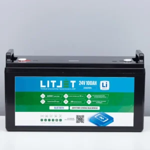 Литиевый аккумулятор тяговый LITJET GREEN LiFePO4 24V 100Ah 2560Wh w Bluetooth IP65