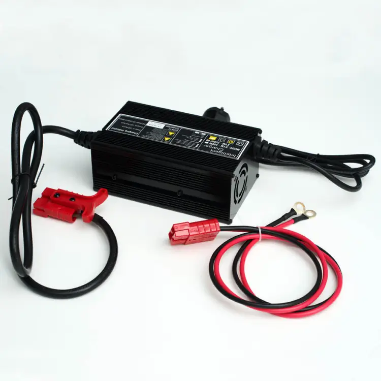 Зарядное устройство однофазное 12В 20А connector Anderson Red 50A 5 Зарядное устройство однофазное 12В 20А connector Anderson Red 50A вид сбоку