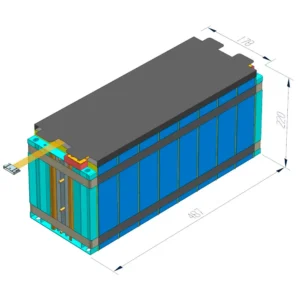 Аккумуляторные ячейки нового поколения: LIFePO4 STORAGE и EV классы 8 Модуль ячеек REPT LiFePO4 12,8V 460Ah фото
