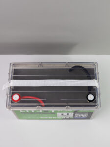 тяговый аккумулятор lifepo4 12v 100ah в прозрачном корпусе фото